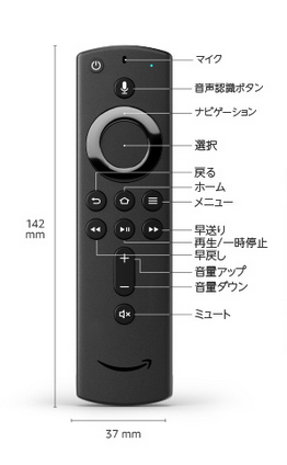 Fire TV Stickリモコン第２世代
